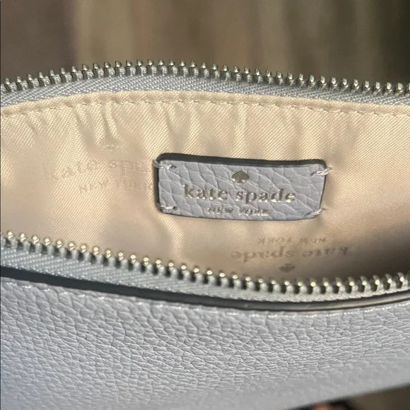 Kate Spade Leila blue and snakeskin wristlet, NWT - Picture 5 of 13